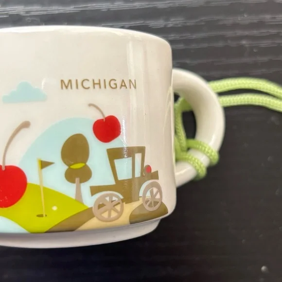 Starbucks You Are Here' Michigan ornament - Picture 4 of 7